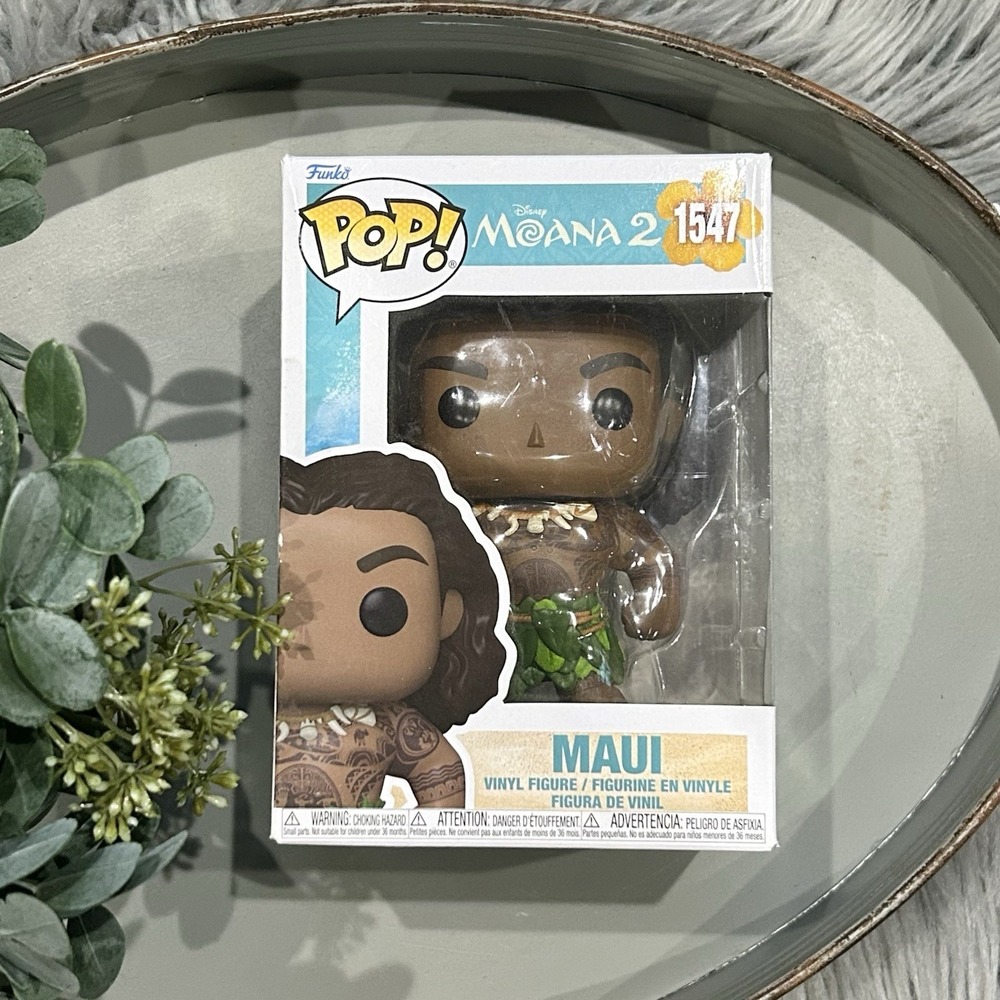 Funko POP! Disney Moana 2 Maui With Fish Hook‎ #1547 NEW